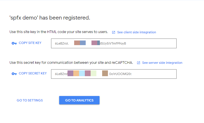 Google ReCaptcha In SharePoint Framework Webpart(SPFx)