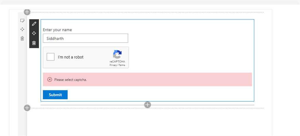 Google ReCaptcha In SharePoint Framework Webpart(SPFx)