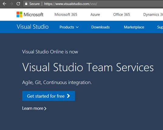 Visual Studio Team Service