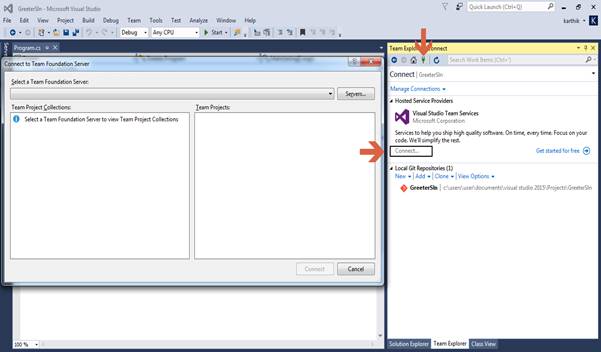 Visual Studio Team Service