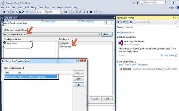 Visual Studio Team Service