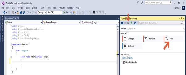 Visual Studio Team Service