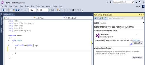 Visual Studio Team Service