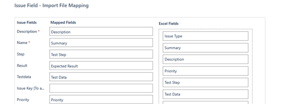 Importing file mapping