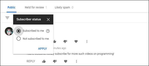 Guide - Youtube's New Enhanced Comment System For Channel Owners To Filter Comments Easily