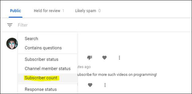 Guide - Youtube's New Enhanced Comment System For Channel Owners To Filter Comments Easily