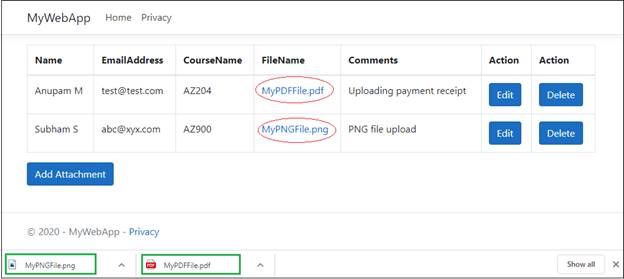 Handling Attachments/Files Into CouchDB Via Rest API In ASP.NET Core