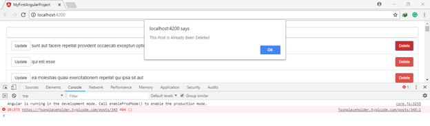 Handling Errors In Angular