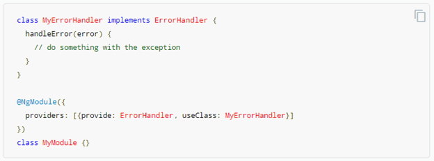 Handling Errors In Angular