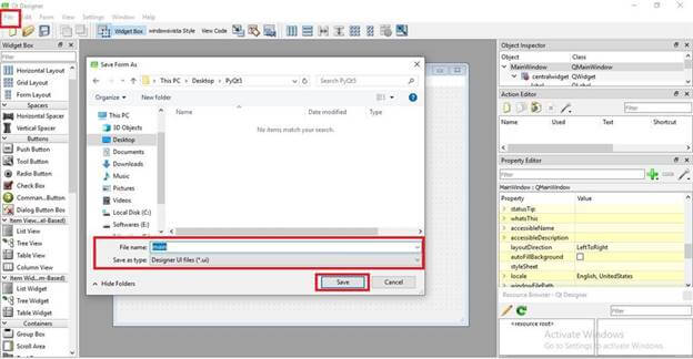PyQt5 - Hello World Example