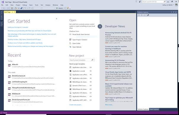 Hello World with Universal Windows Platform in C++ 