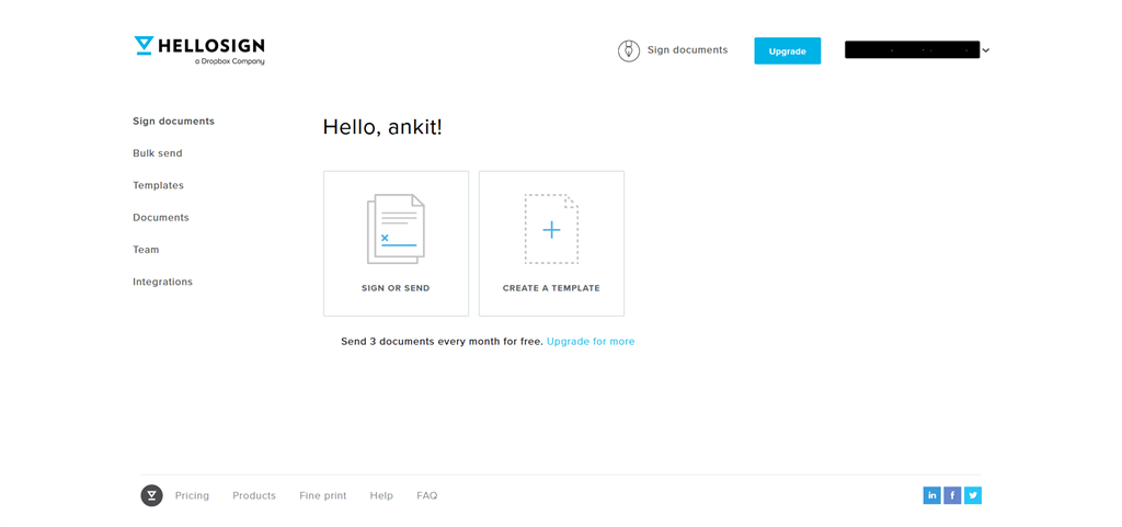 Hellosign - Online Tool For Digital Signature