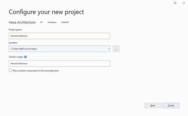 Hexagonal Architecture In ASP.NET Core