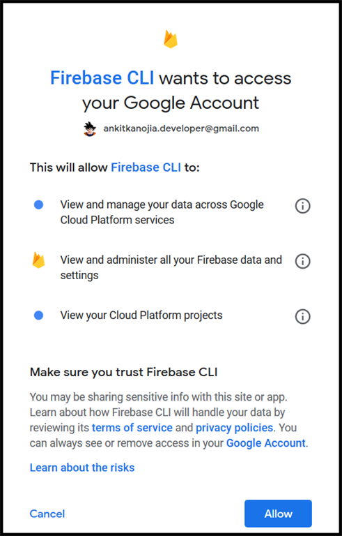Host Static Website Using Firebase Hosting Service