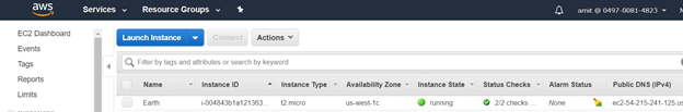 Host Your Sample App in AWS Instance Using EC2 Service