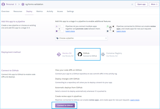 Hosting Angular App On Heroku With CD From GitHub