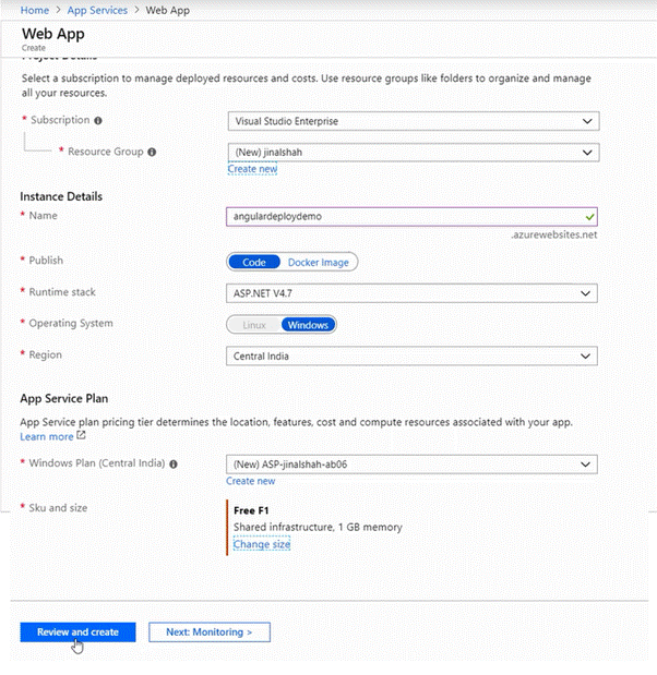 Hosting Angular Application On Azure With CI/CD