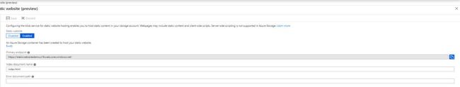 Hosting Static Website With Azure Storage Service