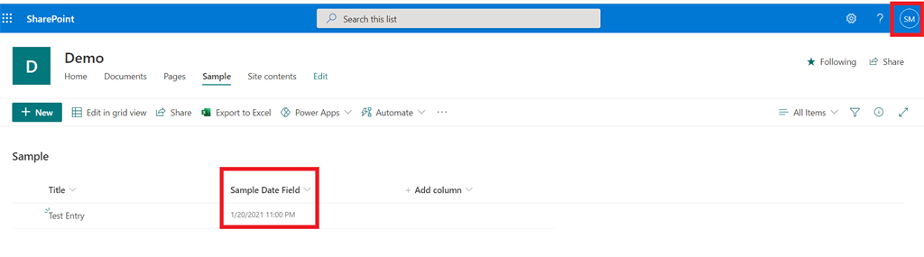How Date Time Columns Works In SharePoint