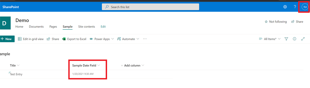 How Date Time Columns Works In SharePoint