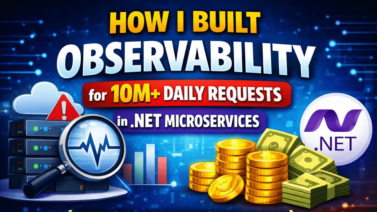 How I Built Observability for 10M+ Daily Requests in .NET Microservices (Without Breaking the Bank)