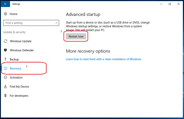 How To Access And Use Advanced Startup Options In Windows 10