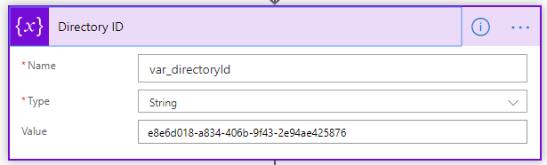 Directory ID