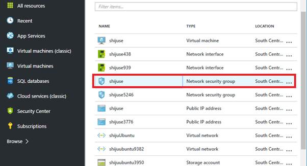 Network security group 