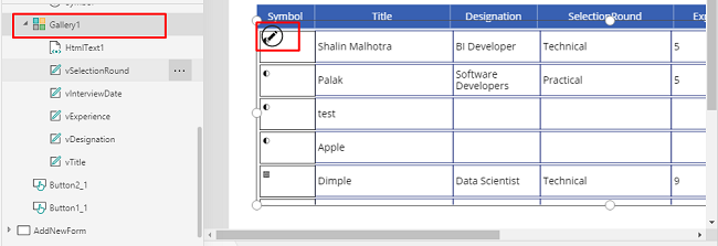 ​How To Add A Conditional Column With Unicode Symbols In PowerApps Blank Grid - PowerApps Grid View