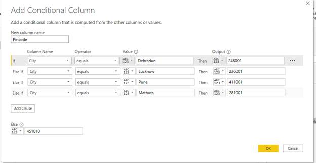 How To Add A Custom Column With Different Values In Power BI