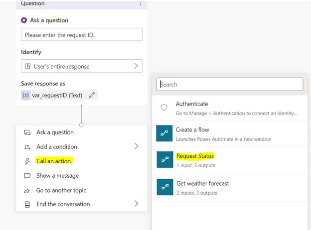 How To Add Action To A Bot Using Microsoft Power Automate