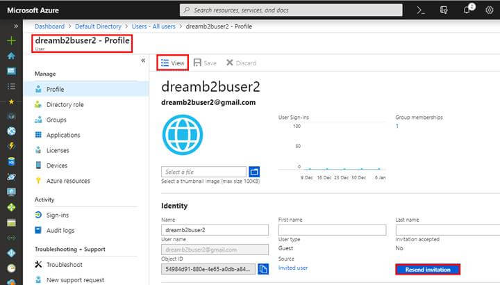 Add Azure Active Directory B2B Collaboration Users In The Azure Portal