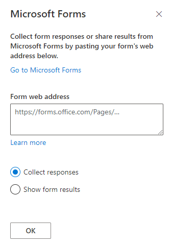 How To Add Microsoft Forms In SharePoint Forms Web Part