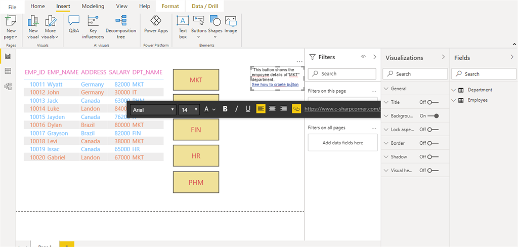 How To Add Text Box And Shapes In Power BI Reports