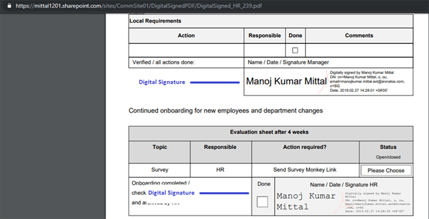How To Enable Digital Signature In Digital Signed PDF Using Column Formatting