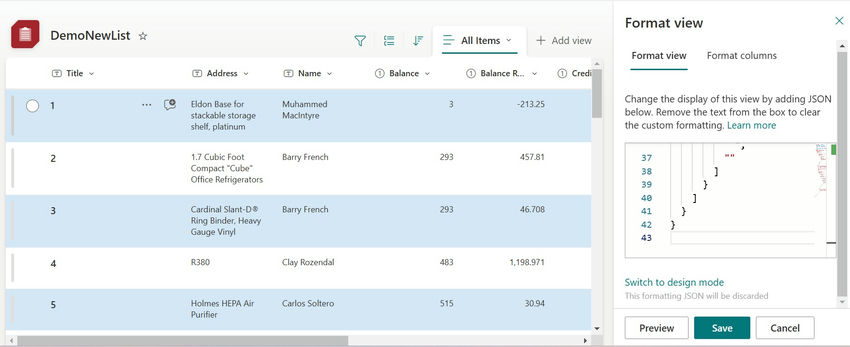 How to Apply Conditional Formatting with JSON in SharePoint