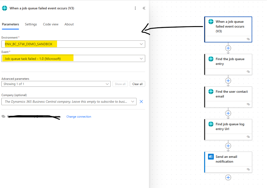 When a Job Queue Failed Event Occurs (V3)