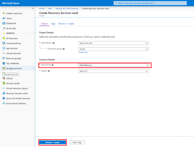 How To Back Up SQL Server In Azure