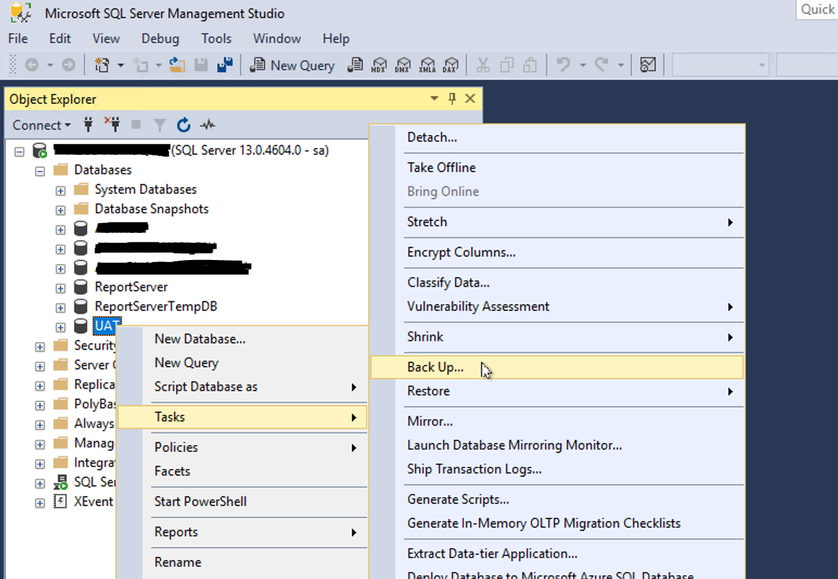 How To Backup A SQL IaaS Database