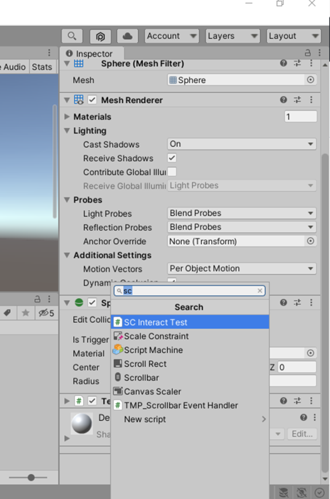 How to Bind C# Script in the Unity Game