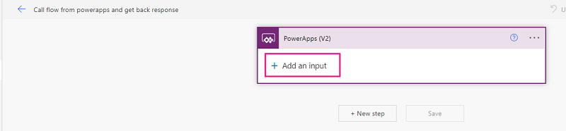 How to pass parameters or input to flow from PowerApps
