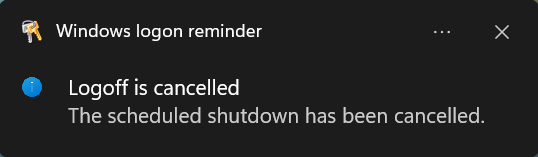How To Cancel Automatic Shutdown In Windows 11