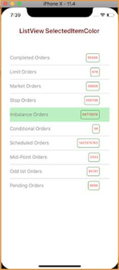 How To Change ListView SelectedItem Bg Color In Xamarin.Forms