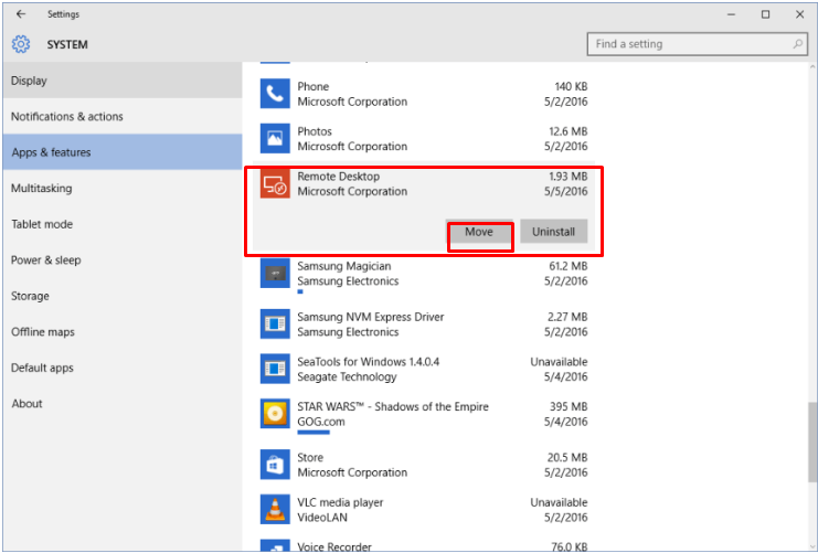 amazon drive desktop app change folder