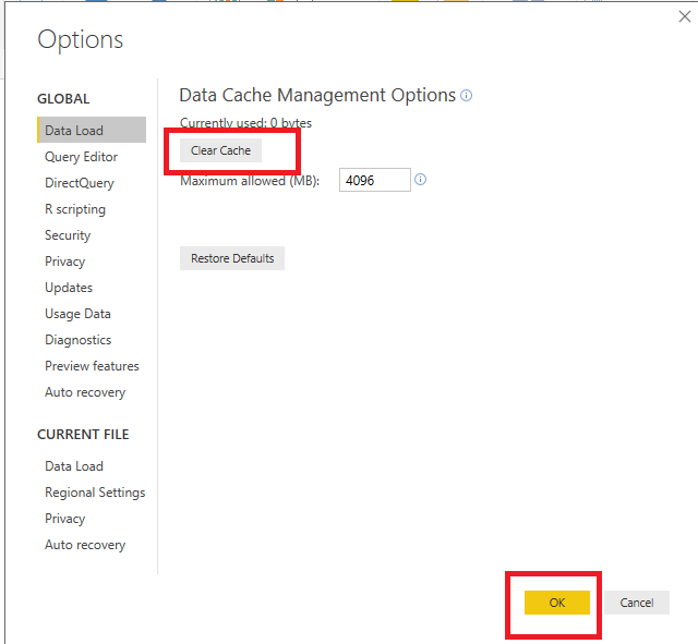 How To Clear Cache Of Power BI Desktop