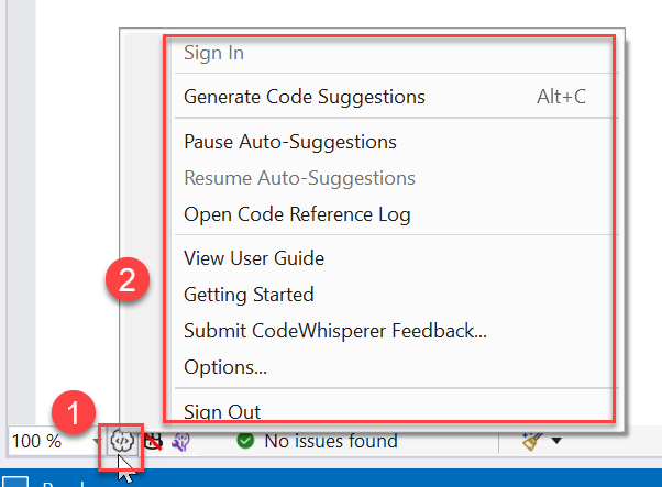 Amazon CodeWhispherer icon