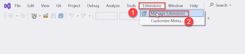 Manage extension
