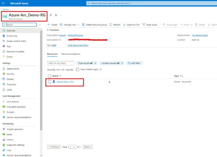 Configure and Onboarding VMs to Azure Arc Hybrid