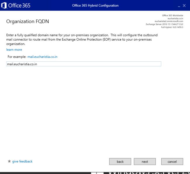 How To Configure Exchange 2016 Hybrid Deployment With Office 365 - Part ...