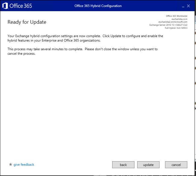 How To Configure Exchange 2016 Hybrid Deployment With Office 365 - Part ...